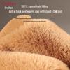 Oudifen Women's High-Waist Thickened Camel Wool Thermal Leggings