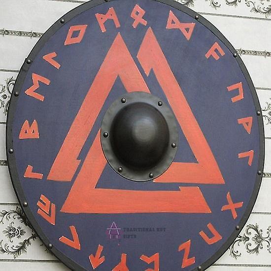 Valhalla Viking Shield Medieval Wooden Viking Shield/Wolf Viking Shield