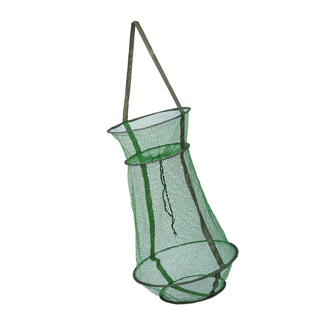 Fishing Trap Net Portable Fishing Net 3 Layer Round Folding Fishing Mesh Cage Cast Net Outdoor Fishing Accessories