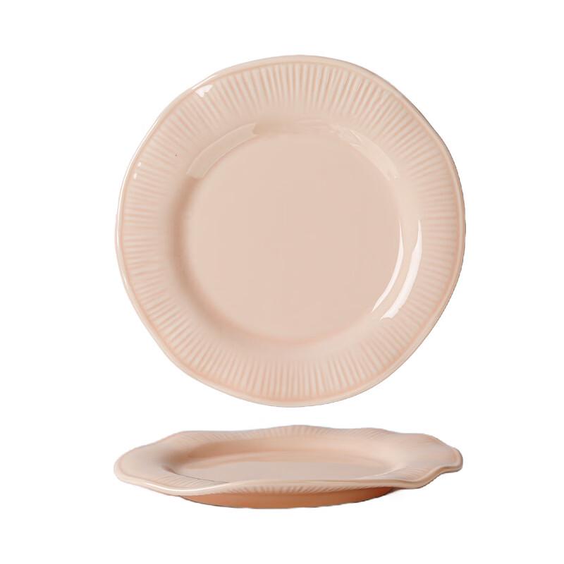 Cream Style Ceramic 12-inch Fish Plate