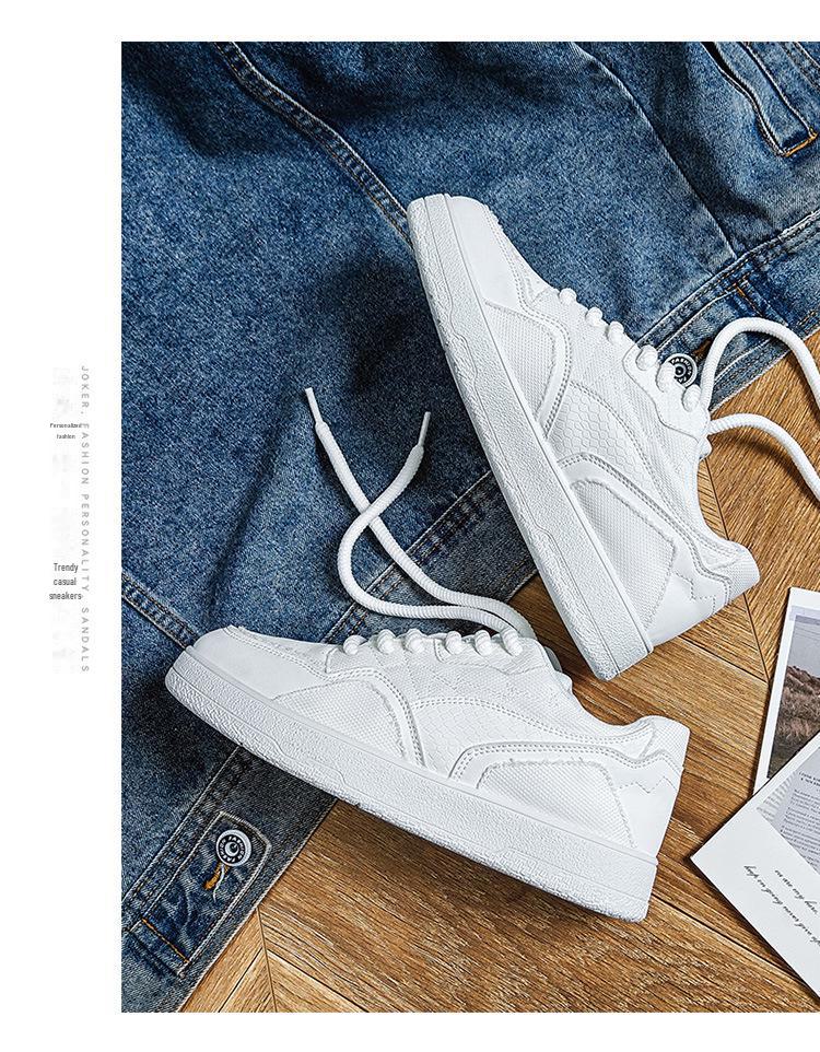 Men's Thick-Soled Black Low-Top Sneakers - Autumn Wear-Resistant, Soft-Soled, Versatile, Height-Boosting & Trendy Footwear for Students.