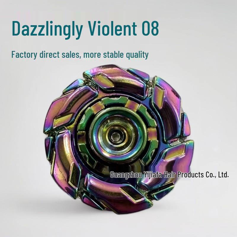 Irritable 08 Zinc Alloy Gyro Decompression Toy: Rotating Armor-Linkage Spinner