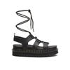 Dr. Martens Nartilla Athena Leather Gladiator Sandals Black Women Sneakers 31617001