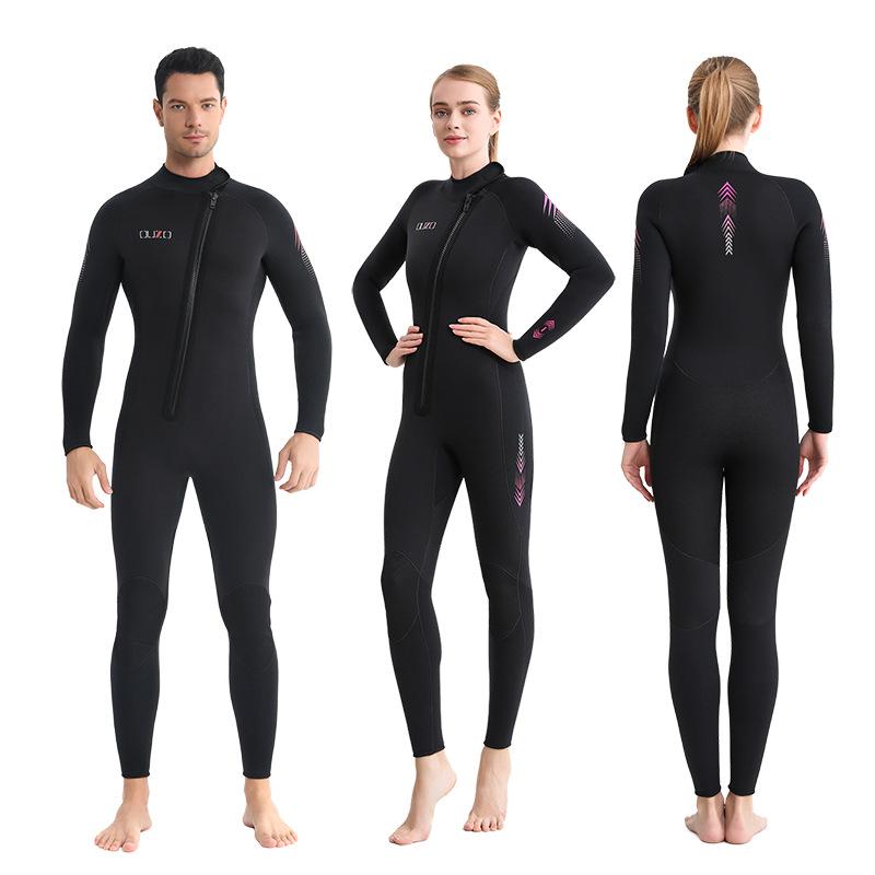 3mm/5mm Neoprene Wetsuit CR Hyperelastic Diving Suit Spearfishing Swimsuit Men Women Full Body Winter Thermal Scuba Diving Suits