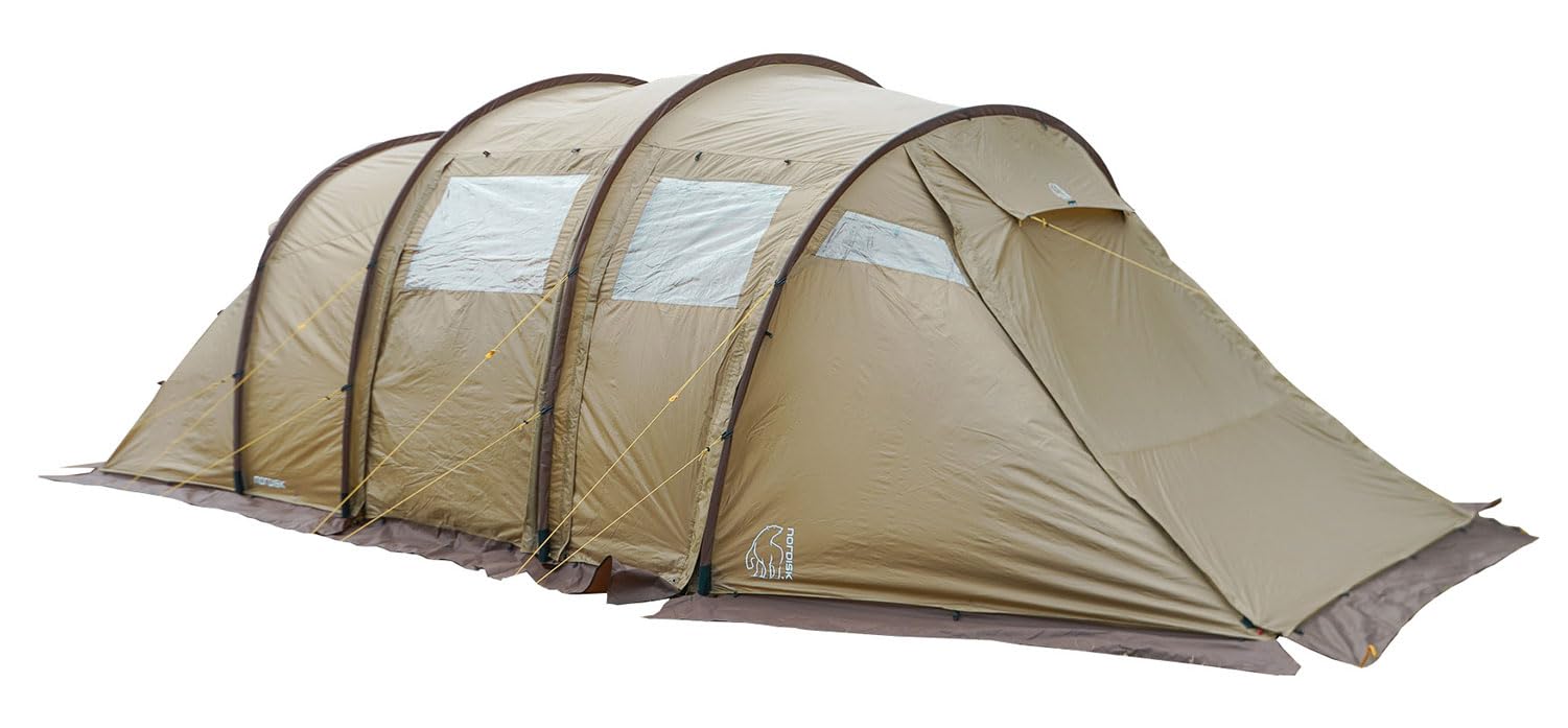 Tente tunnel familiale de camping en plein air NORDISK pour 6 personnes REISA 6 AVEC JUPE Japonais 122075 [Produit authentique]