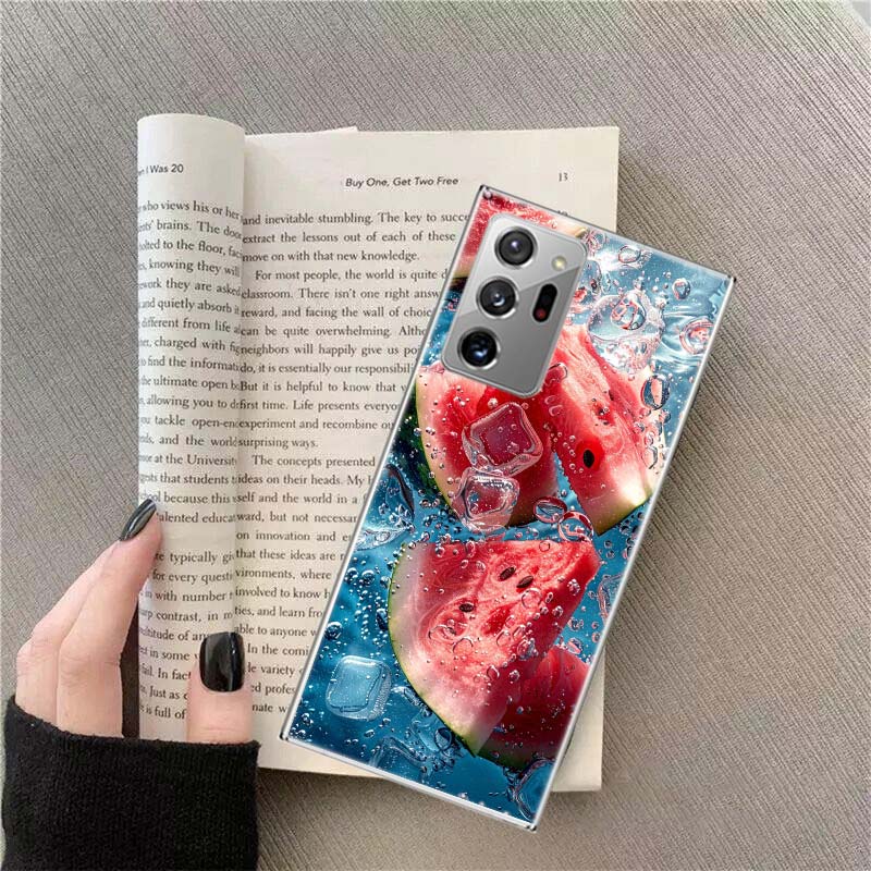 Watermelon Summer Fruit Phone Case For Samsung Galaxy S25 Edge S24 S23 FE S22 S26 Ultra S21 S20 S10 Plus Capa Soft