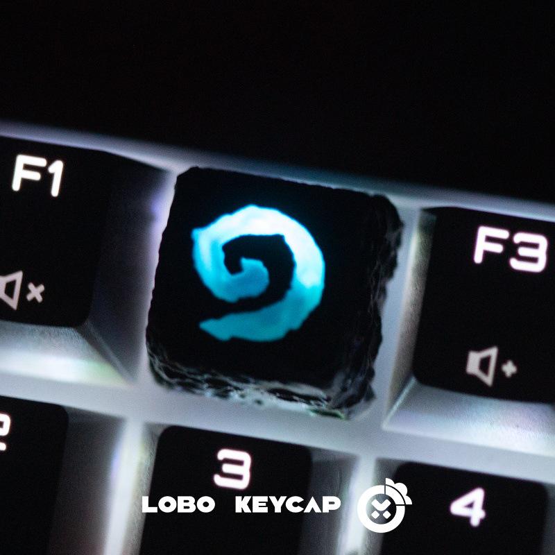 Hearthstone & WoW Themed Translucent Personalized Resin ESC Keycap