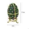 Easter Egg Trinket Box Vintage Design Decoration Faberge Jewelry Holder