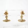 Pre-owned Vivienne Westwood Orb Gold Earrings/j67-1