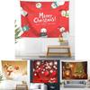 Atemberhängendes Weihnachtsteppich-Wandbehang für Heim- und Bürodekoration