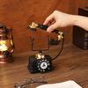 European Retro Resin Telephone Ornaments: Classic Wall and Desktop Decor for Cafes