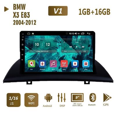 Drahtloses Autoradio für BMW X3 E83 2004-2012 Auto-Multimedia-Player GPS-Navigationskopfeinheit WIFI 1 + 16 GB