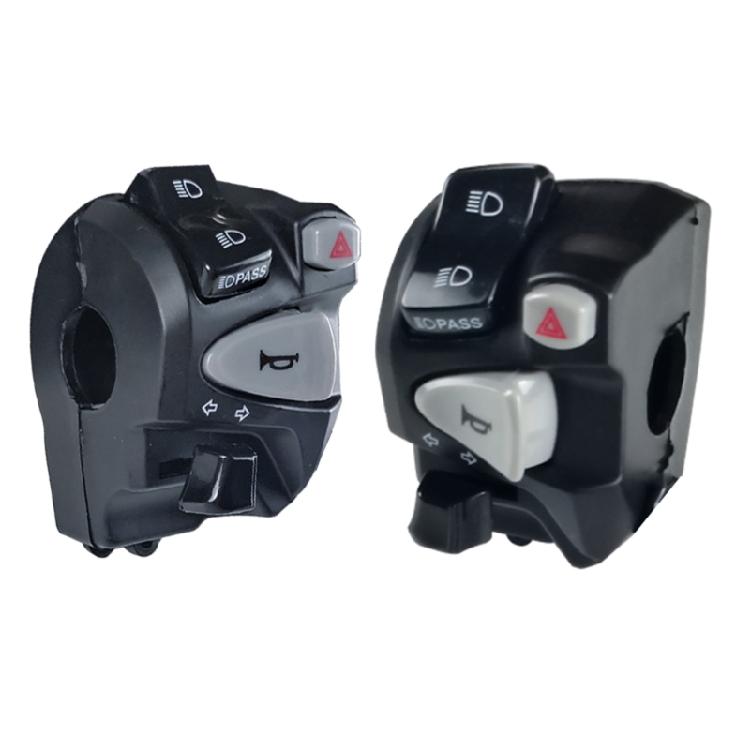 Motorcycle Horn Turn Signal Switch 22mm Handlebar Switch Replace for 150