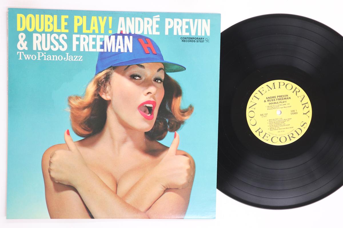 

LP Record ANDRE PREVIN RUSS FREEMAN Double Play OJC157 ORIGINAL JAZZ C 1984 US Jazz Used
