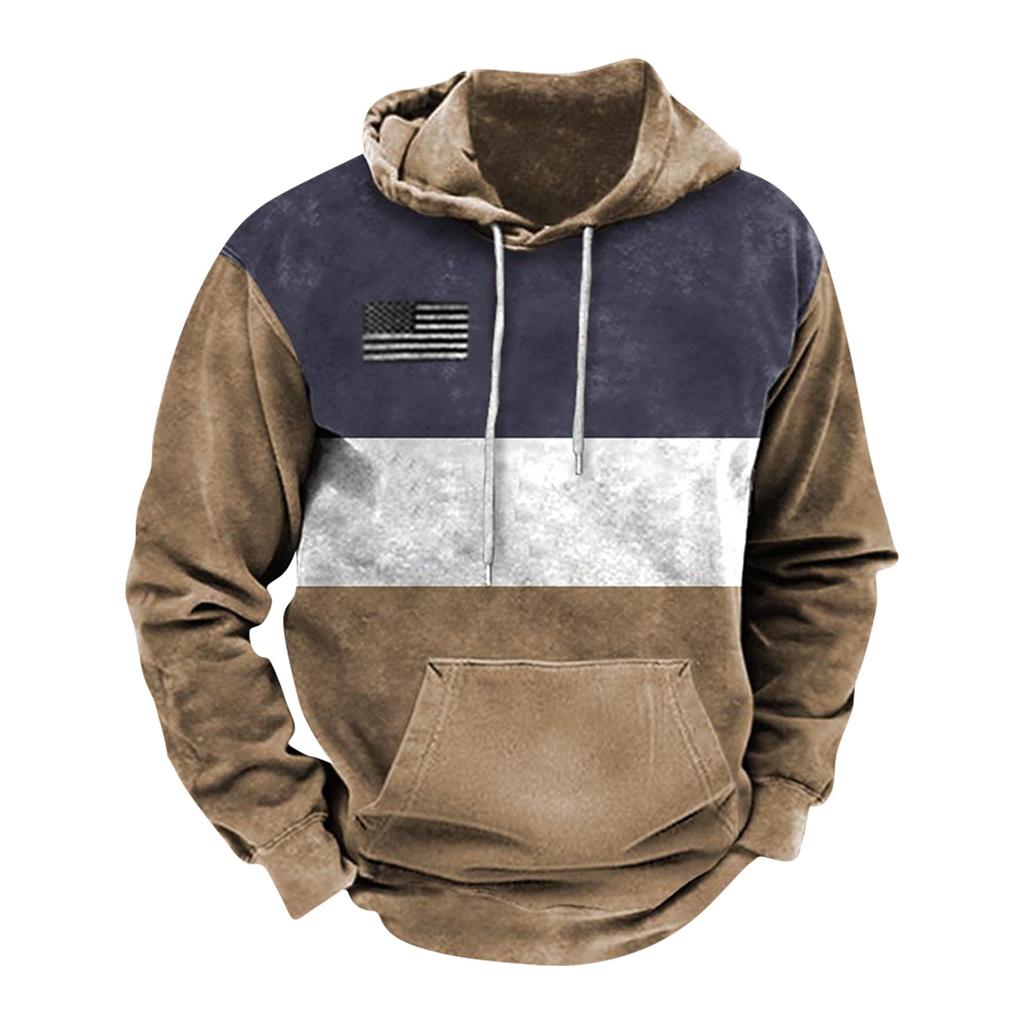 Fashion Print Loose Men's And Women's Long Sleeve Hooded Sweater