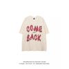 Heavy Fabric Vintage Men Oversized Tees Summer Short Sleeve Casual O Neck Man Tshirt Acid Washed T-Shirts Tops