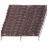 KADAX Wicker Palisade Fence Fence Edging