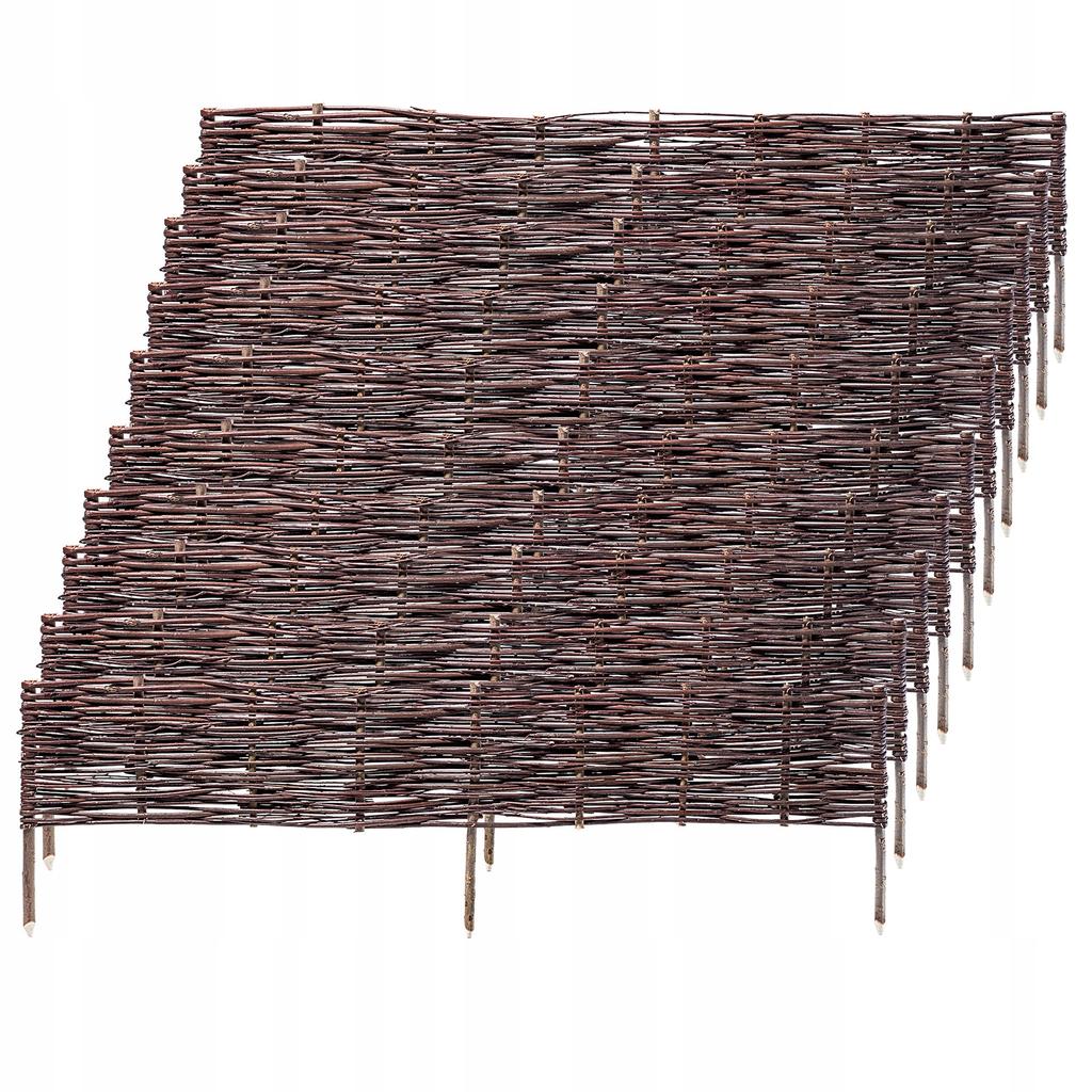 KADAX Wicker Palisade Fence Fence Edging