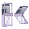 Four-corner Anti-drop All-inclusive Hinged Transparent Phone Case for Samsung Galaxy Z Flip 8 7 6 5 Flip7 FE Shcokproof Cover