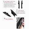 DT08 for BMW- 7 Series F02 2008-2014 Door Pull Handle Covers, Rear Door Handle Carrier Trim Cover Kit, Left+Right Rear