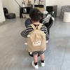 Adorable Cartoon Backpack For Kids Large Capacity Canvas Bag For School Use