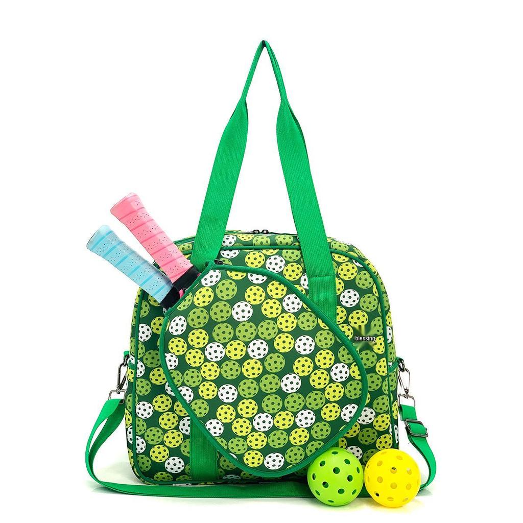 2025 Portable Sports Bag for Badminton, Tennis & Pickleball - Fits 2 Rackets, Handheld, Large-Capacity, Down Cotton