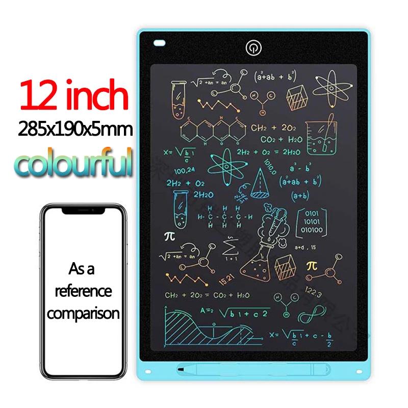 10/12/Inch Colourful Lcd Writing Tablet Drawing Board Kid Graffiti Sketchpad Toys Handwriting Blackboard Drawing Board Kids Toys