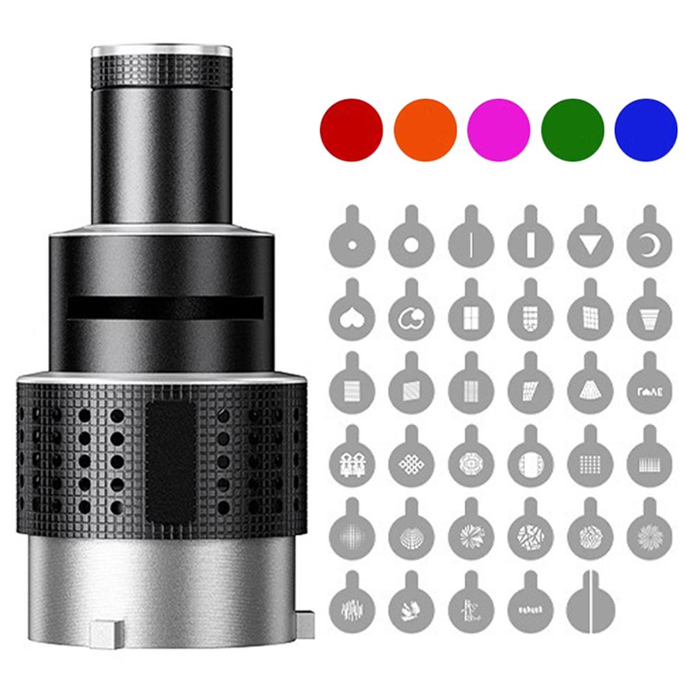 Bowens Mount Projector Attachment Spotlight Optical Snoot Photography Kit (C)