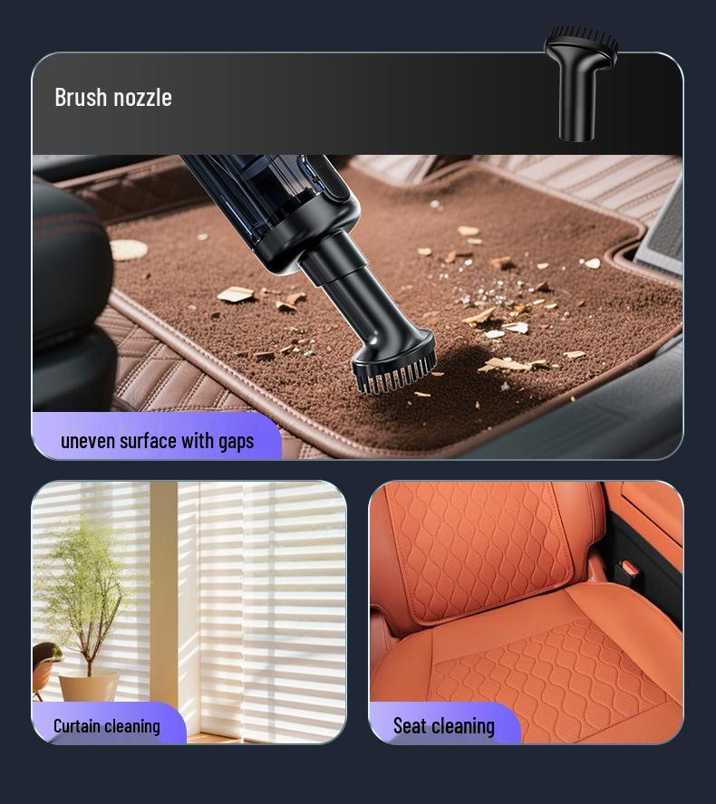 Powerful Cordless Handheld Vacuum Cleaner - 17000Pa High Suction Portable for Home Use