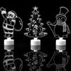 New Acrylic Christmas Night Colorful LED Decorative Lights Christmas Tree Decorations Party Supplies New Year's Products