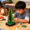 Programmable Christmas Tree DIY Colorful Easy Making Kit with Multiple Light Modes Educational Circuit Project