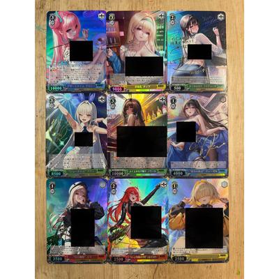 9pcs/set The Goddess Victory Diy Self Control Collect Signature Trading Flash Card Anime Cartoon Gift NIKKE of Kid Friendly Entertaining Fun Play Safe