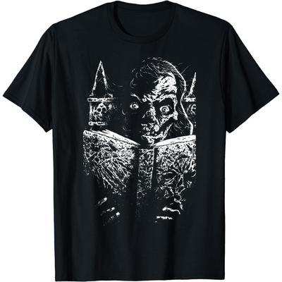 חולצת טריקו NUEYES Crypt Dead Zombie Book אגדות מספרן הרשע