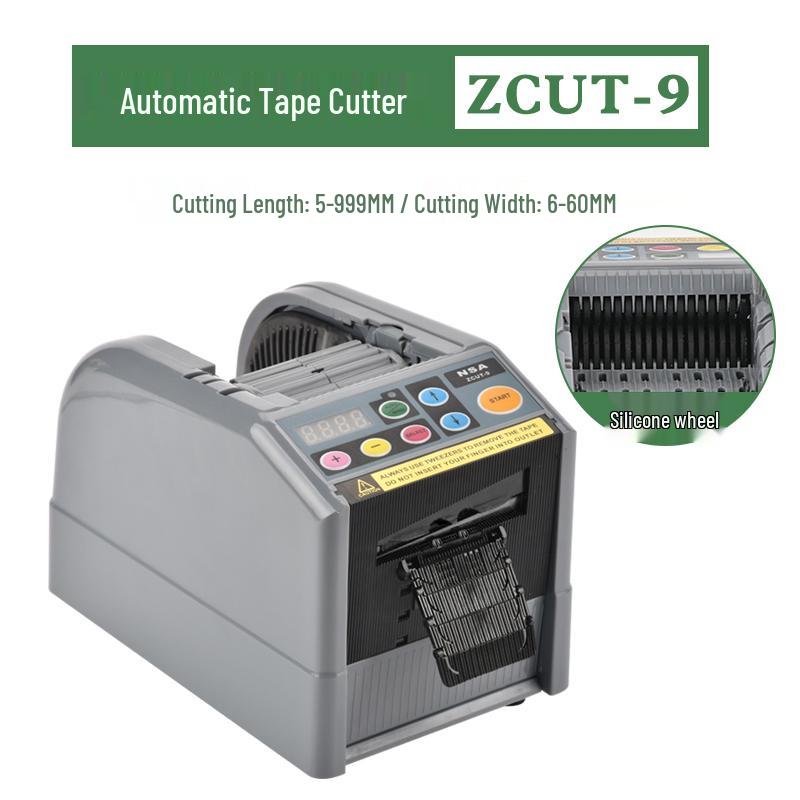 Zestaw ostrzy i uchwytu do elektrycznego obcinaka do taśmy ZCUT-9 z kółkiem klejącym i akcesoriami