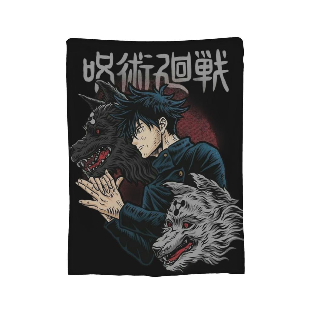 Yuji Itadori aus dem Anime Jujutsu Kaisen – Plüschdecke, tolle Kuscheldecke für Zuhause, 125 x 100 cm, Tagesdecke