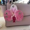 Backpack Decoration Orchid Lily Keychain Simulation Flower Flower Bag Pendant