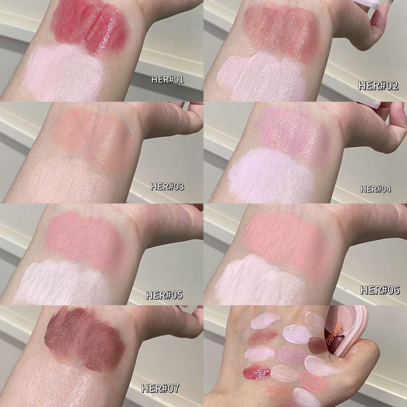 Select Semi-Ripe Matte Cream Blush & Highlighter for Natural Glow and Dewy Finish