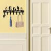 Iron Wall Hooks Set: Arctic Bird Design Key Coat Rack for Door Balcony