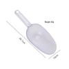Transparent Plastic Flat-Bottom Scoop
