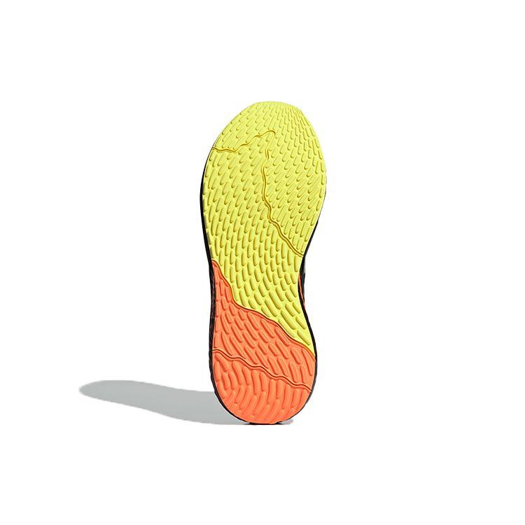Adidas Alphalava Comfortable Sports Fabric Wear-Resistant Non-Slip Low-Top Casual Running Shoes Unisex Sneakers Black Orange GW2573