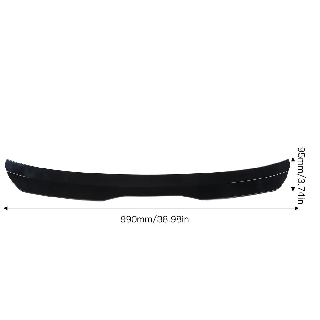 Rear Window Roof Spoiler Deflector Fit Reduce Resistance Window Top Lip Molding Trim