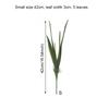 5/7/10 Real Touch Artificial Orchid Leaf Silicon Feel Leafs Butterfly Orchid Flower Home Decorative Grass Arrangements Plant