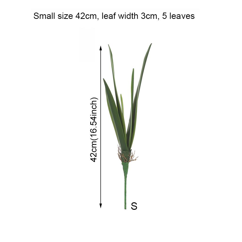 5/7/10 Real Touch Artificial Orchid Leaf Silicon Feel Leafs Butterfly Orchid Flower Home Decorative Grass Arrangements Plant