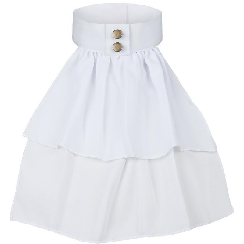 

Ретро французская блузка: Вышитый воротник Питер Пэн с кружевной отделкой One Size