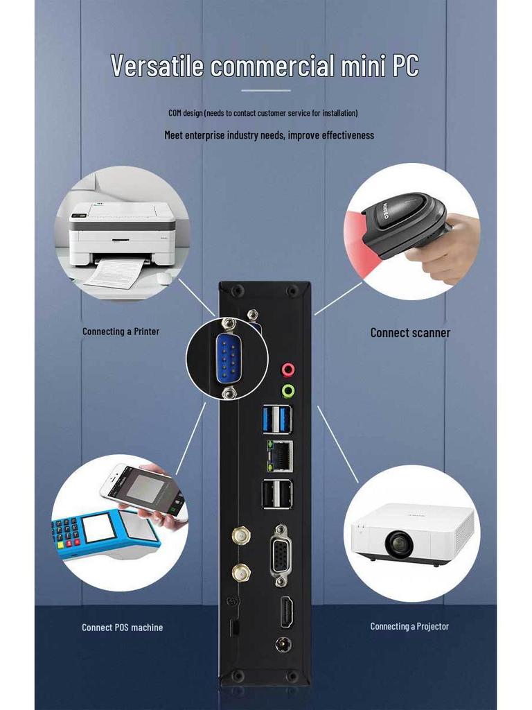 LianDa T45X Mini PC: Core XinChuang Cloud Terminal for Industrial Control