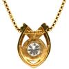 NON BRAND Diamond PendantNecklace 18K Yellow Gold/diamond Array