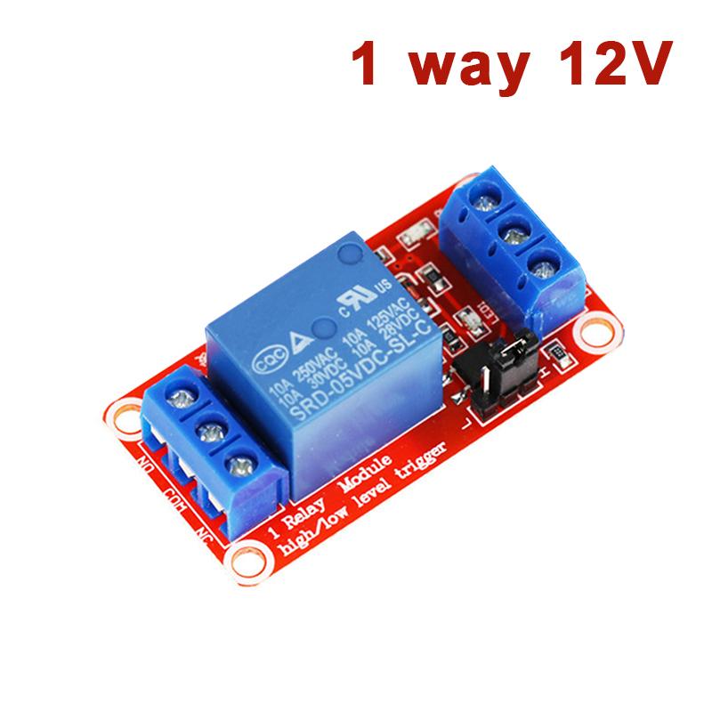 High Low Level Trigger Relay Module 1/2/4/8 Channel 5V12V24V Home Intelligent Control Relay Module With Optocoupler Isolation