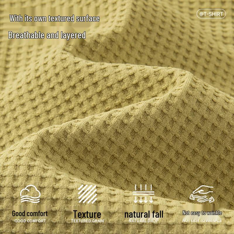 Mark Fairwhale Men's Waffle Knit Long Sleeve T-Shirt