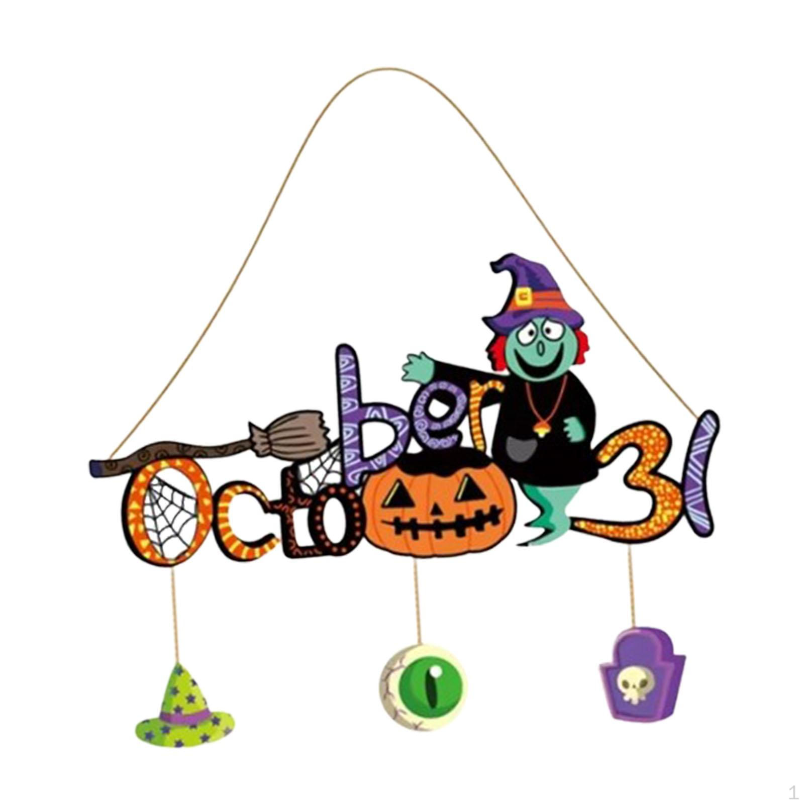 

Декор для подвесной вывески на Хэллоуин для фестиваля October 31