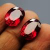 14.20 Ct Natural CERTIFIED Ruby Red Oval Cut Rare Loose Gemstone Pair A-1277456869